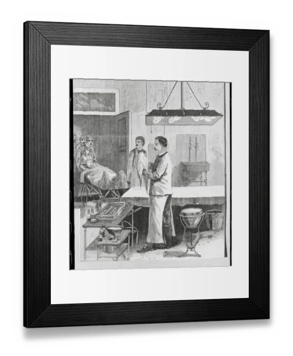 Framed Print : Surgical Room in Hospital Framed Print : Surgical Room in Hospital