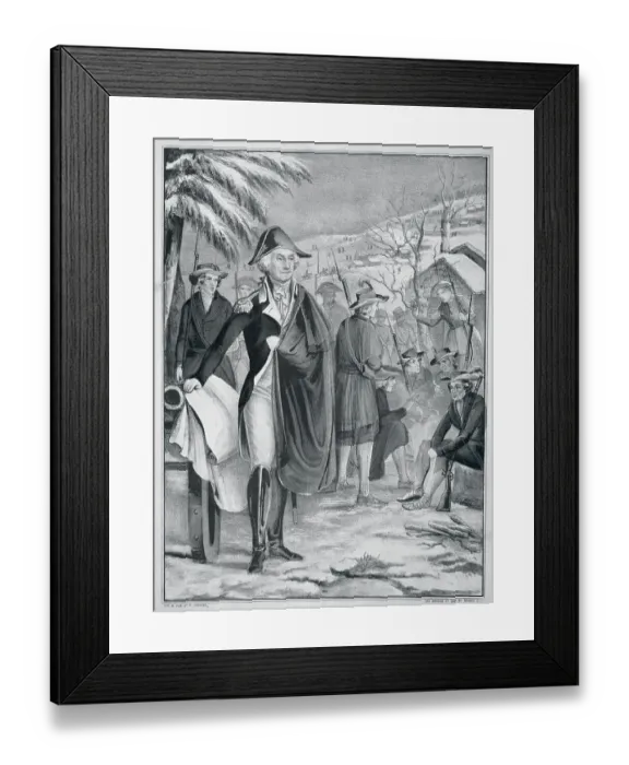 Framed Print : George Washington in Town Framed Print : George Washington in Town