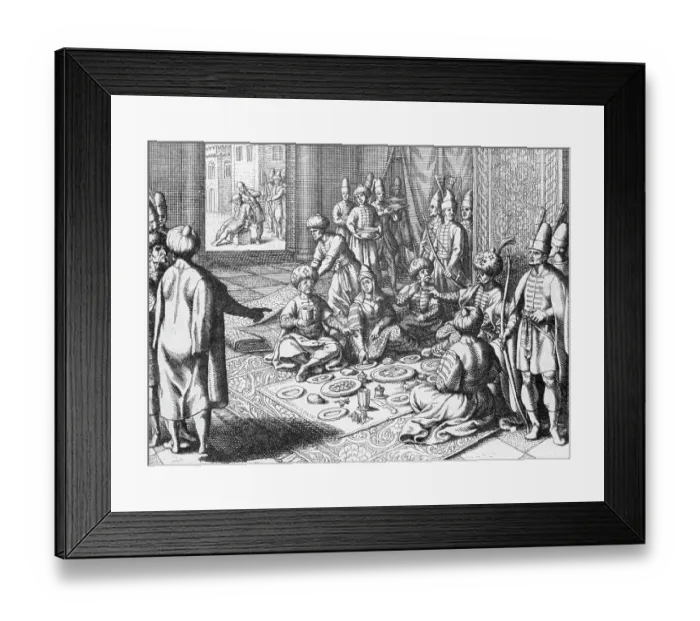 Framed Print : Banquet for Bajazeth II Framed Print : Banquet for Bajazeth II
