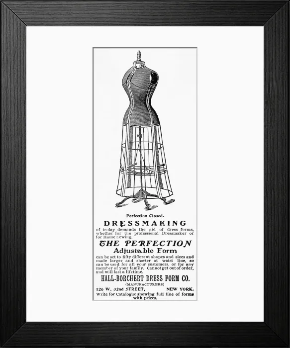 Framed Print : A Dressmaker'S Form For Woomen'S Fashion Framed Print : A Dressmaker'S Form For Woomen'S Fashion