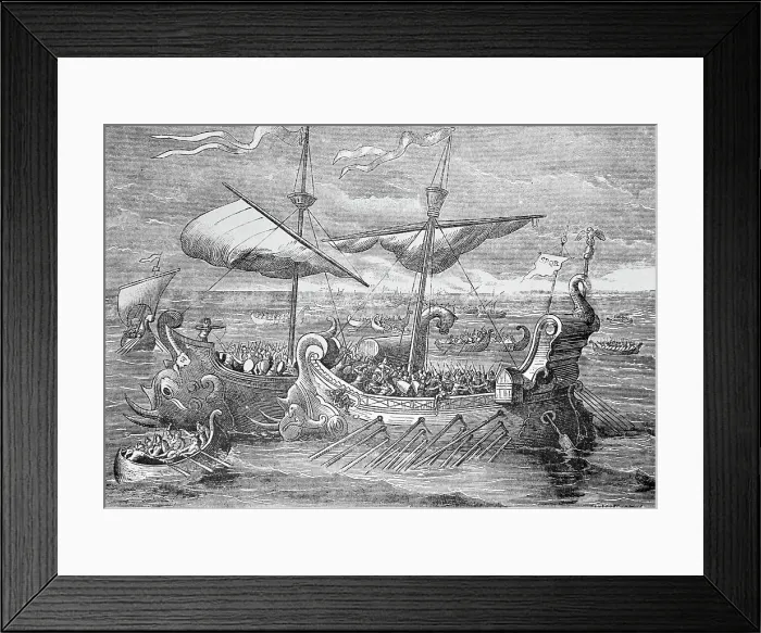 Framed Print : The Battle of Actium