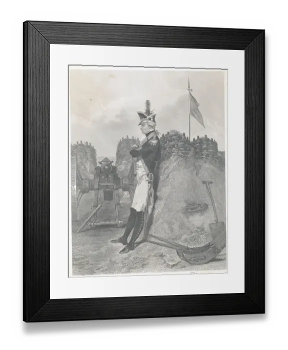 Framed Print : Alexander Hamilton During Revolutionary War