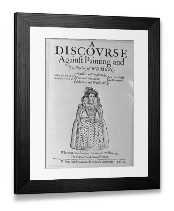 Framed Print : Pamphlet About Cosmetics Framed Print : Pamphlet About Cosmetics