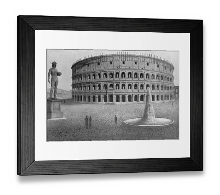 Framed Print : Exterior of Early Roman Stadium Framed Print : Exterior of Early Roman Stadium
