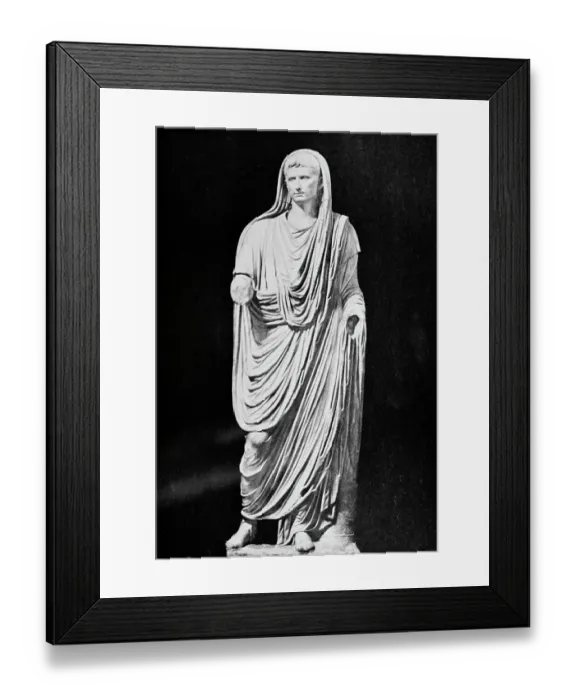 Framed Print : Sculpture of Augustus Framed Print : Sculpture of Augustus