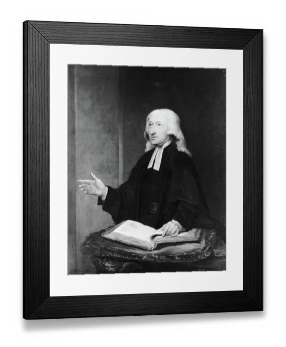 Framed Print : Portrait Of John Wesley Framed Print : Portrait Of John Wesley