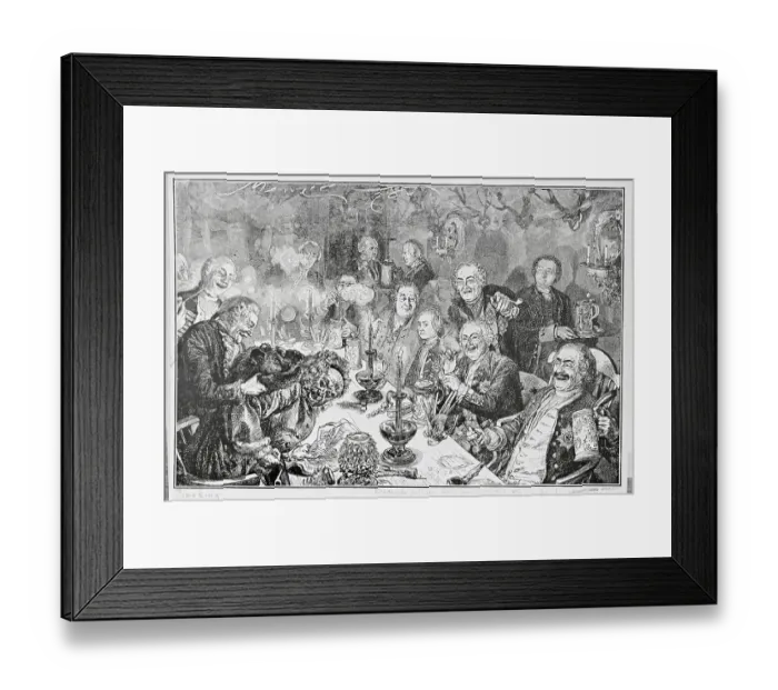 Framed Print : King Frederick William of Prussia and His Ministers Framed Print : King Frederick William of Prussia and His Ministers