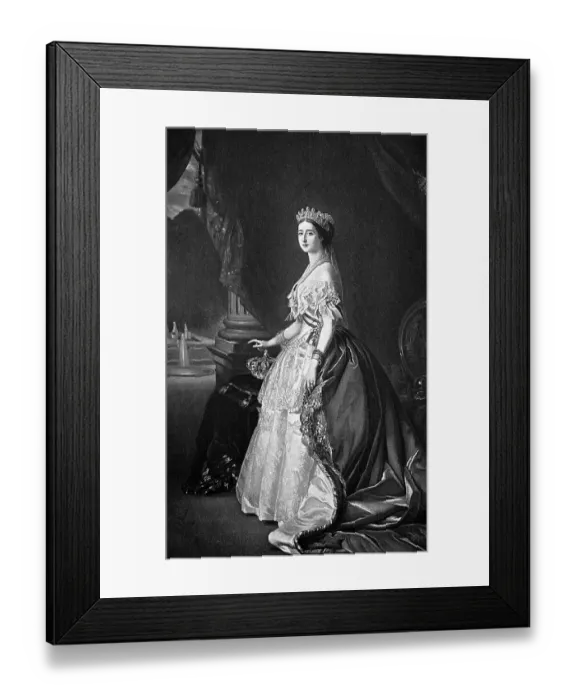 Framed Print : Painting Of Empress Eugeine Framed Print : Painting Of Empress Eugeine
