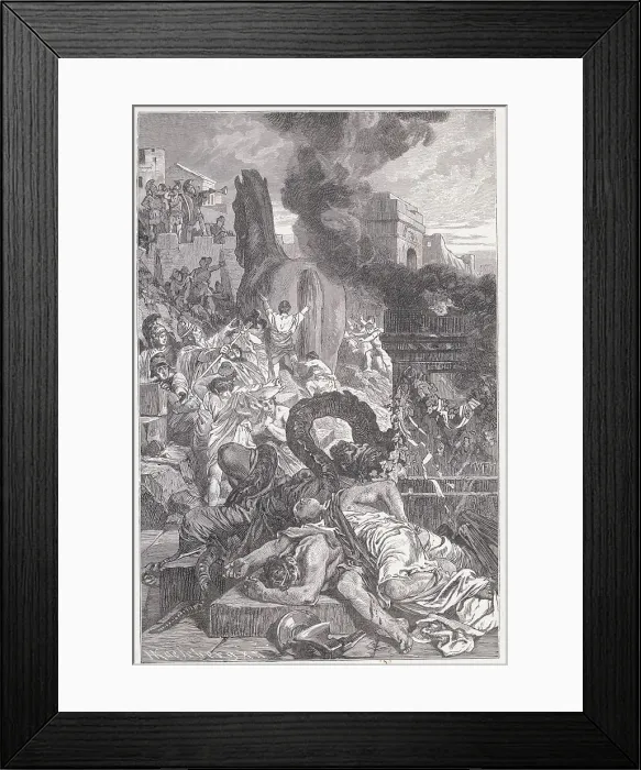 Framed Print : Laocoon and Horse of Troy Framed Print : Laocoon and Horse of Troy