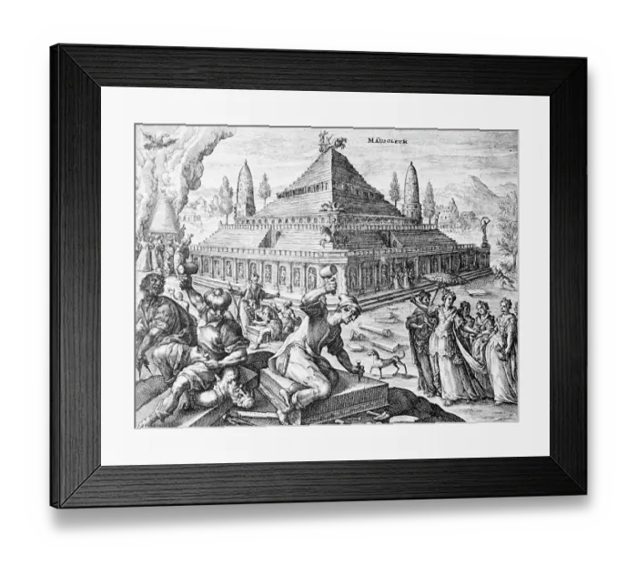 Framed Print : The Creation of Mausoleum Pyramid Framed Print : The Creation of Mausoleum Pyramid