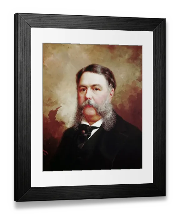 Framed Print : Painting Of President Chester A. Arthur Framed Print : Painting Of President Chester A. Arthur