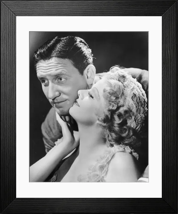 Framed Print : Spencer Tracy & Jean Harlow / Publicity Framed Print : Spencer Tracy & Jean Harlow / Publicity