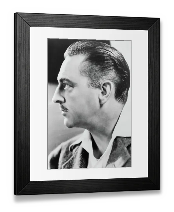 Framed Print : Profile Portrait Of John Barrymore Framed Print : Profile Portrait Of John Barrymore