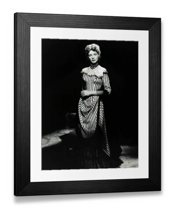Framed Print : Lauren Bacall Posing In Period Costume Framed Print : Lauren Bacall Posing In Period Costume