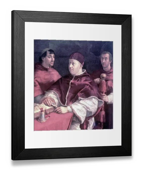 Framed Print : Detail of Leo X and the Cardinals by Raphael Framed Print : Detail of Leo X and the Cardinals by Raphael