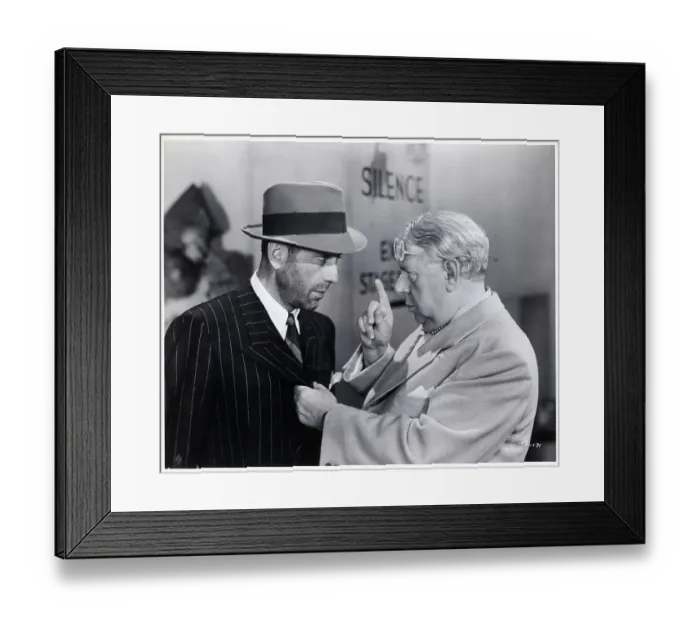 Framed Print : Humphrey Bogart, S.Z. Sakall In Movie Framed Print : Humphrey Bogart, S.Z. Sakall In Movie