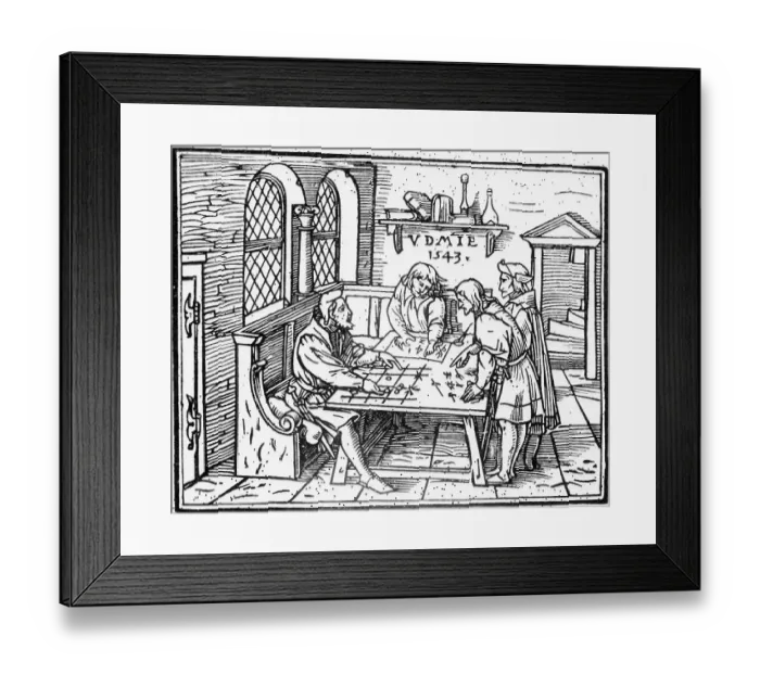 Framed Print : Instruction In Mathematics Framed Print : Instruction In Mathematics