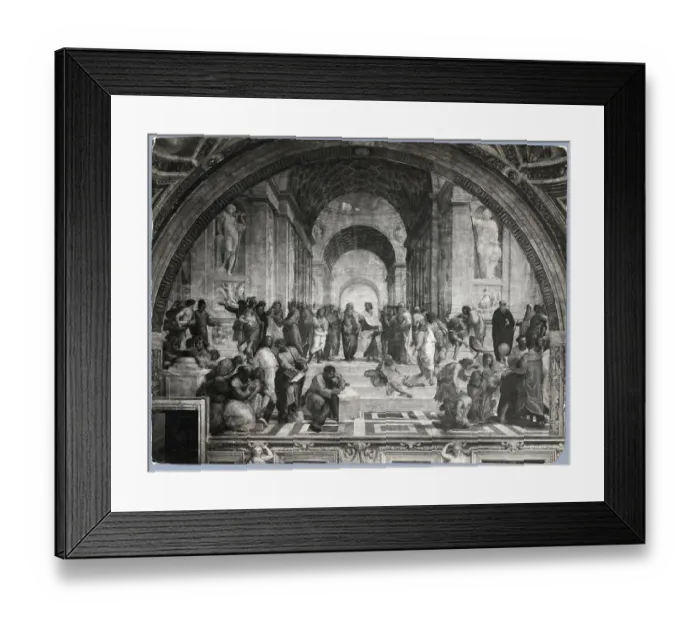 Framed Print : Painting Of School Of Athens Framed Print : Painting Of School Of Athens