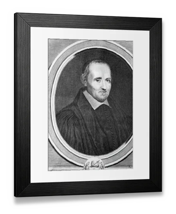 Framed Print : Portrait Of Philosopher Pierre Gassendi Framed Print : Portrait Of Philosopher Pierre Gassendi