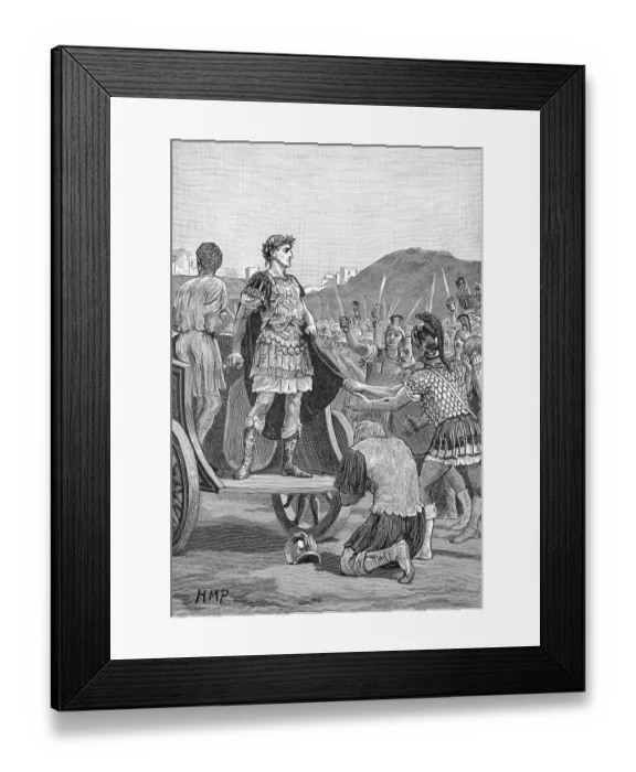 Framed Print : Citizens! I Discharge You! Engraving Framed Print : Citizens! I Discharge You! Engraving