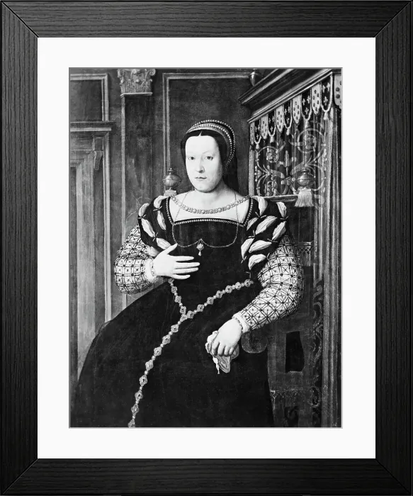 Framed Print : Formal Portrait Of Catherine De Medici Framed Print : Formal Portrait Of Catherine De Medici