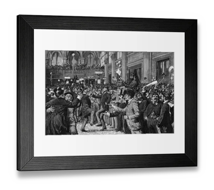 Framed Print : Christmas Carnival In Ny Stock Exchange Framed Print : Christmas Carnival In Ny Stock Exchange