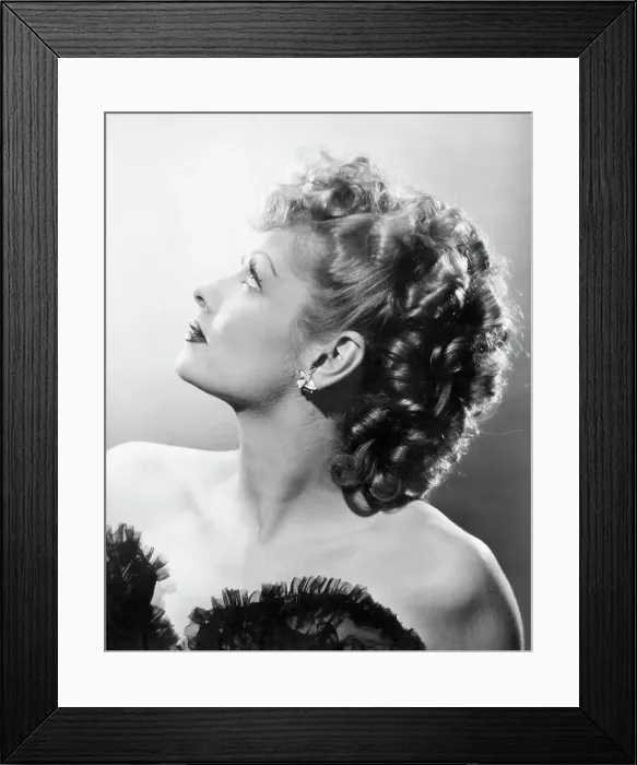 Framed Print : Publicity Handout Profile-Lucille Ball Framed Print : Publicity Handout Profile-Lucille Ball