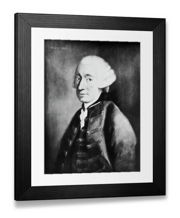 Framed Print : Portrait of Tobias George Smollett Framed Print : Portrait of Tobias George Smollett