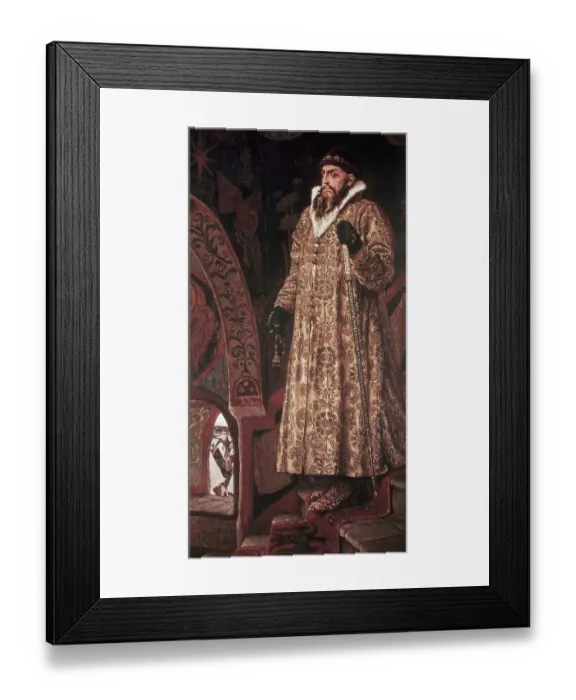 Framed Print : Portrait of Ivan the Terrible by Viktor Mihajlovic Vasnecov Framed Print : Portrait of Ivan the Terrible by Viktor Mihajlovic Vasnecov