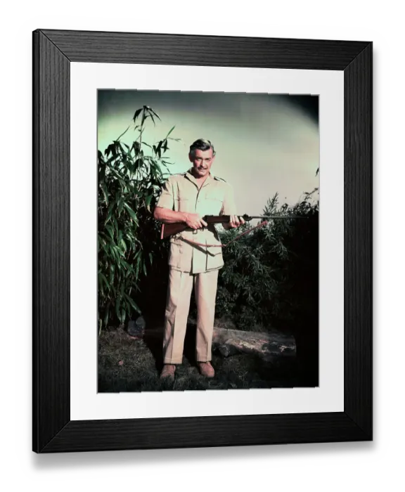 Framed Print : Actor Clark Gable