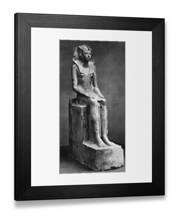Framed Print : Stone Sculpture of Queen Hatshepsut Framed Print : Stone Sculpture of Queen Hatshepsut
