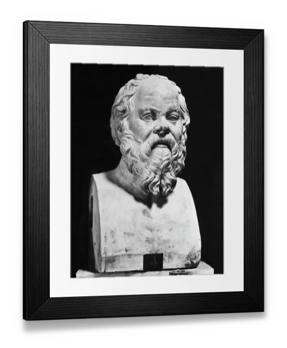 Framed Print : Bust Of Socrates Framed Print : Bust Of Socrates