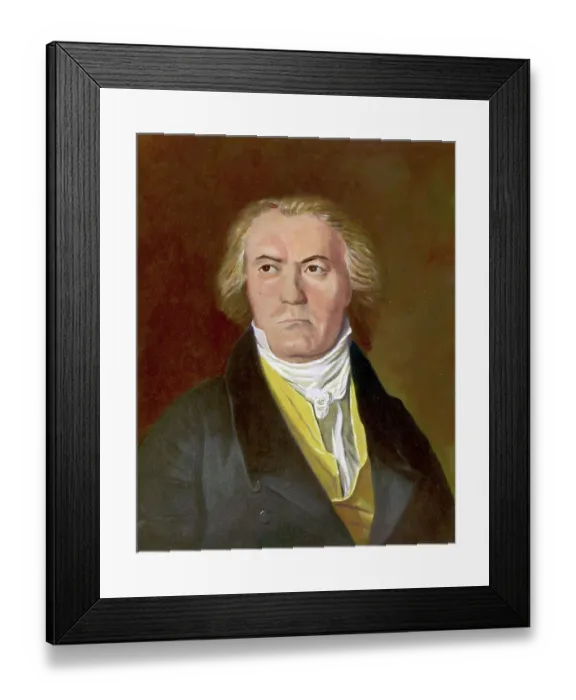 Framed Print : Painting of Ludwig van Beethoven Framed Print : Painting of Ludwig van Beethoven