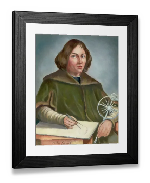 Framed Print : Portrait of Nicolaus Copernicus