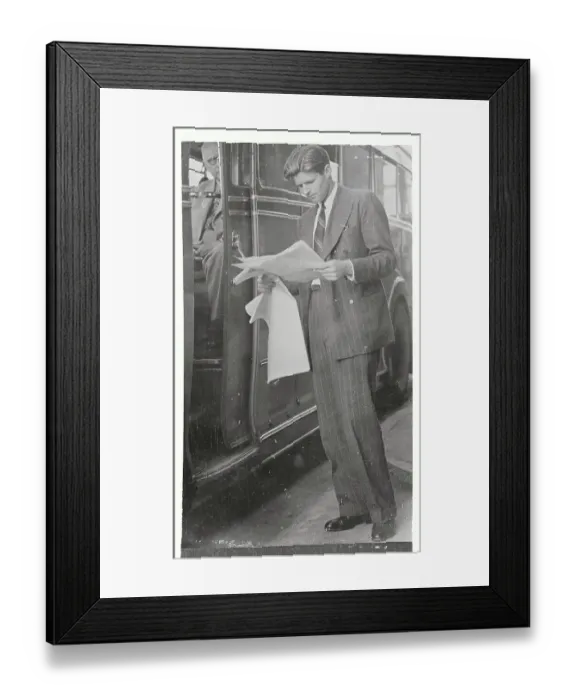 Framed Print : Portrait of Joseph P Kennedy Jr