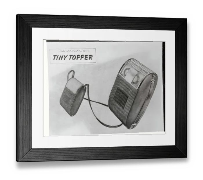 Framed Print : Open and Closed View of a Portable Radio Framed Print : Open and Closed View of a Portable Radio