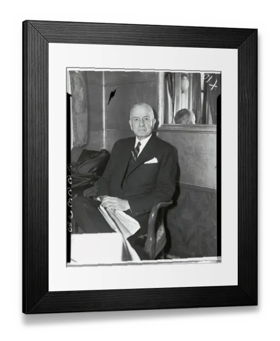 Framed Print : Thomas Watson Sitting By Mirror Framed Print : Thomas Watson Sitting By Mirror