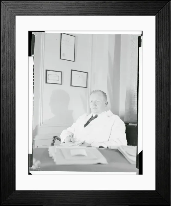 Framed Print : Dr. Otto Meyer Framed Print : Dr. Otto Meyer