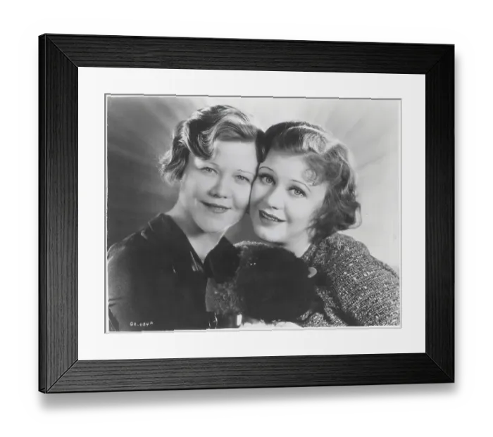 Framed Print : Ginger and Lela Rogers
