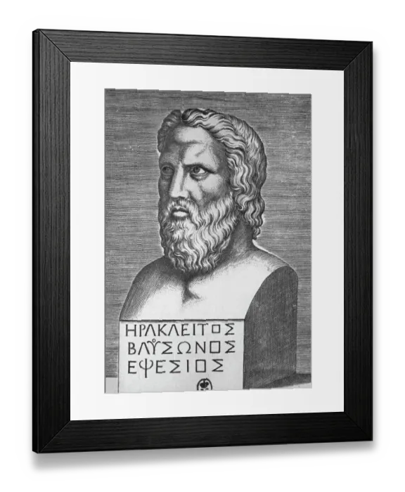 Framed Print : Portrait of Heracleitos Framed Print : Portrait of Heracleitos