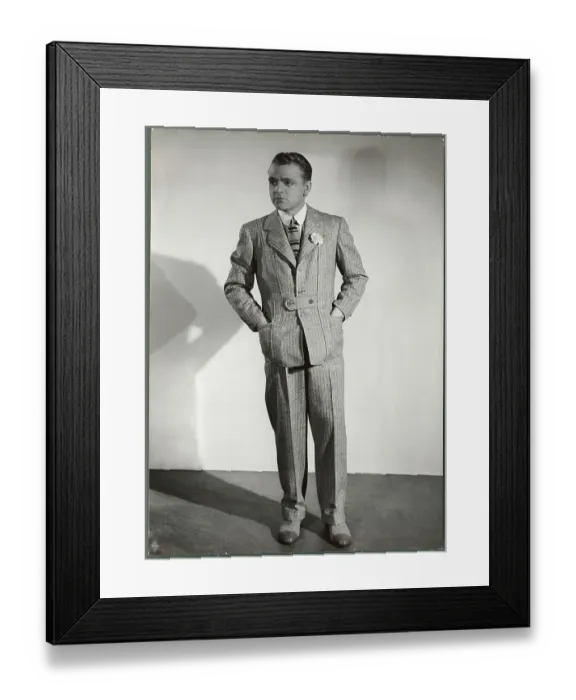 Framed Print : Portrait of James Cagney Framed Print : Portrait of James Cagney