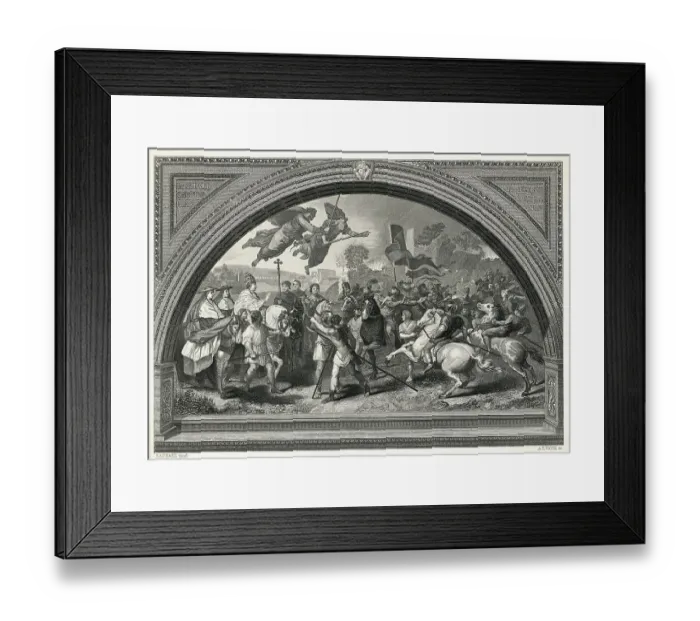 Framed Print : Battle Scene with Attila Framed Print : Battle Scene with Attila