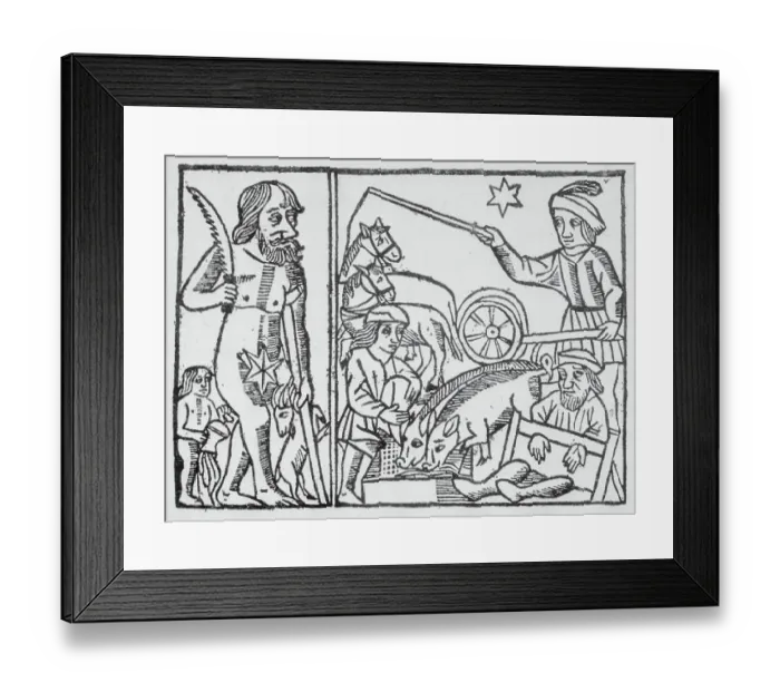 Framed Print : Medieval Saturn Framed Print : Medieval Saturn