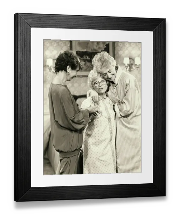 Framed Print : Caring Scene From The Golden Girls Framed Print : Caring Scene From The Golden Girls