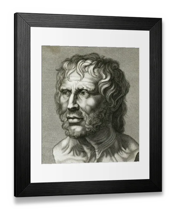 Framed Print : Portrait of Seneca Framed Print : Portrait of Seneca