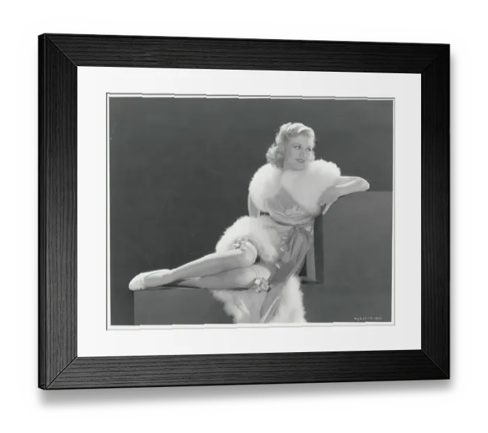 Framed Print : Portrait of Ginger Rogers Framed Print : Portrait of Ginger Rogers