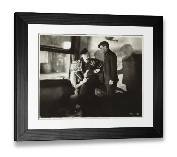 Framed Print : Movie Still with American Actor George Bancroft Framed Print : Movie Still with American Actor George Bancroft