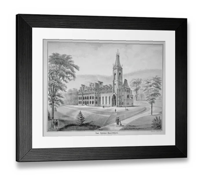 Framed Print : Lehigh University Campus Framed Print : Lehigh University Campus