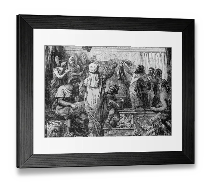 Framed Print : Quintus Fabius Declaring War to Carthegian Senate Framed Print : Quintus Fabius Declaring War to Carthegian Senate