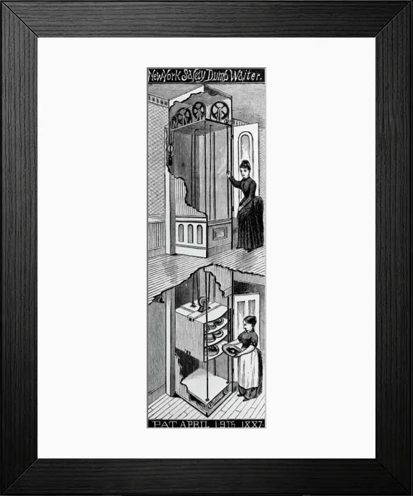 Framed Print : Safety Dumb Waiter Framed Print : Safety Dumb Waiter